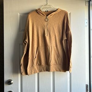 White birch quarter zip